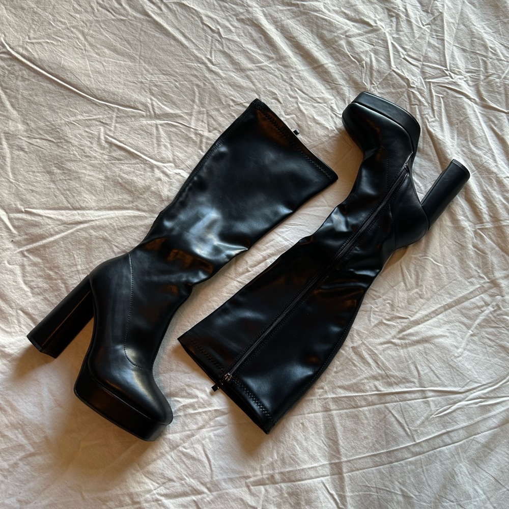 Knee High Platform Boots